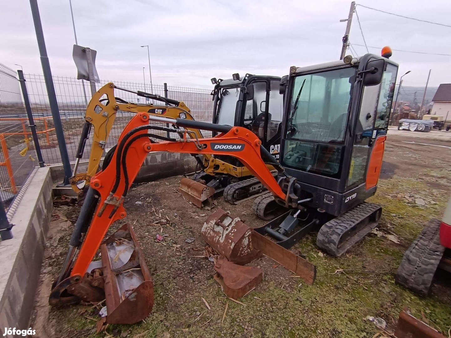 Doosan DX19 mini kotró gép