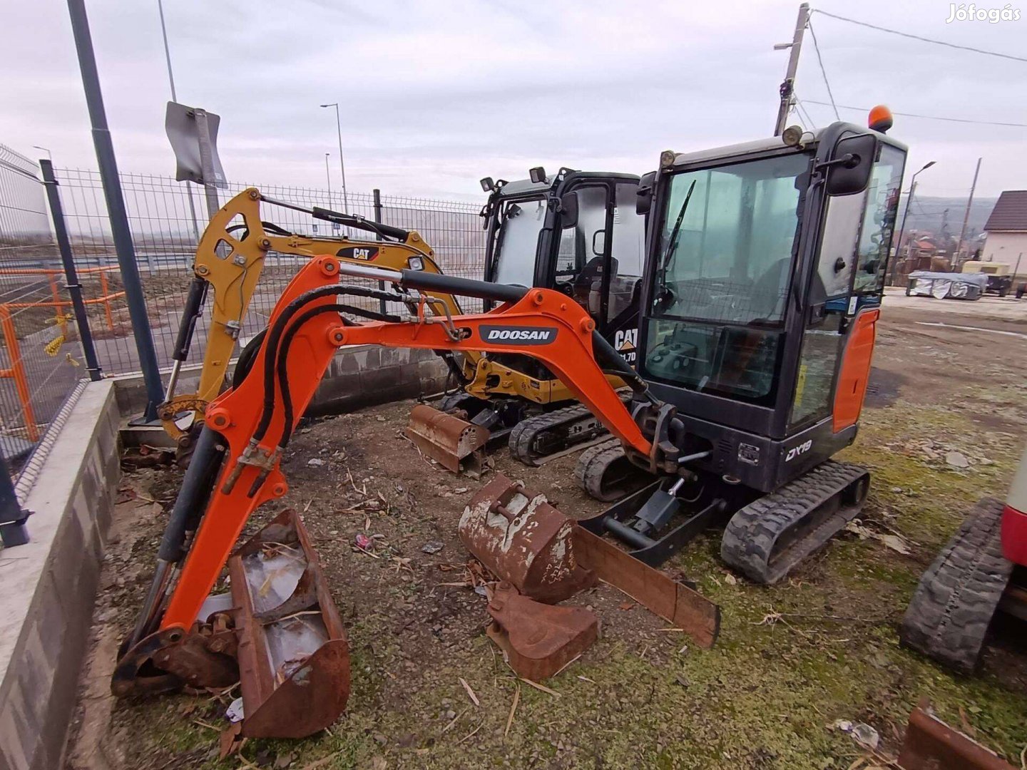 Doosan DX19 mini kotró gép