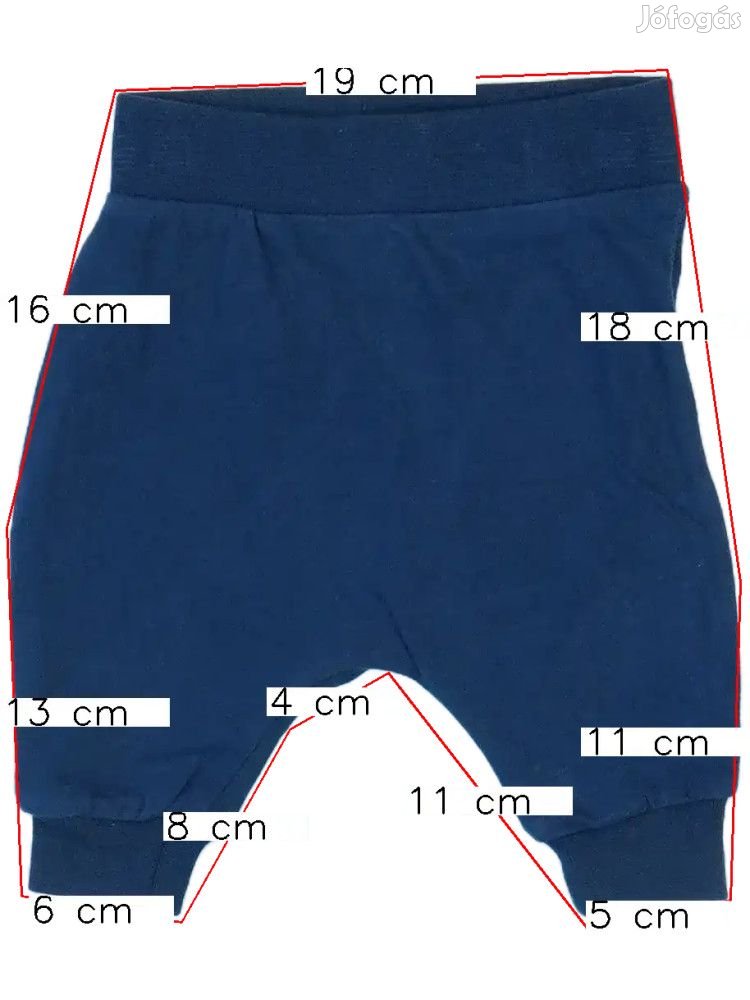 DopoDopo Új (címkés) Fiú Baby nadrág (Méret: 56)