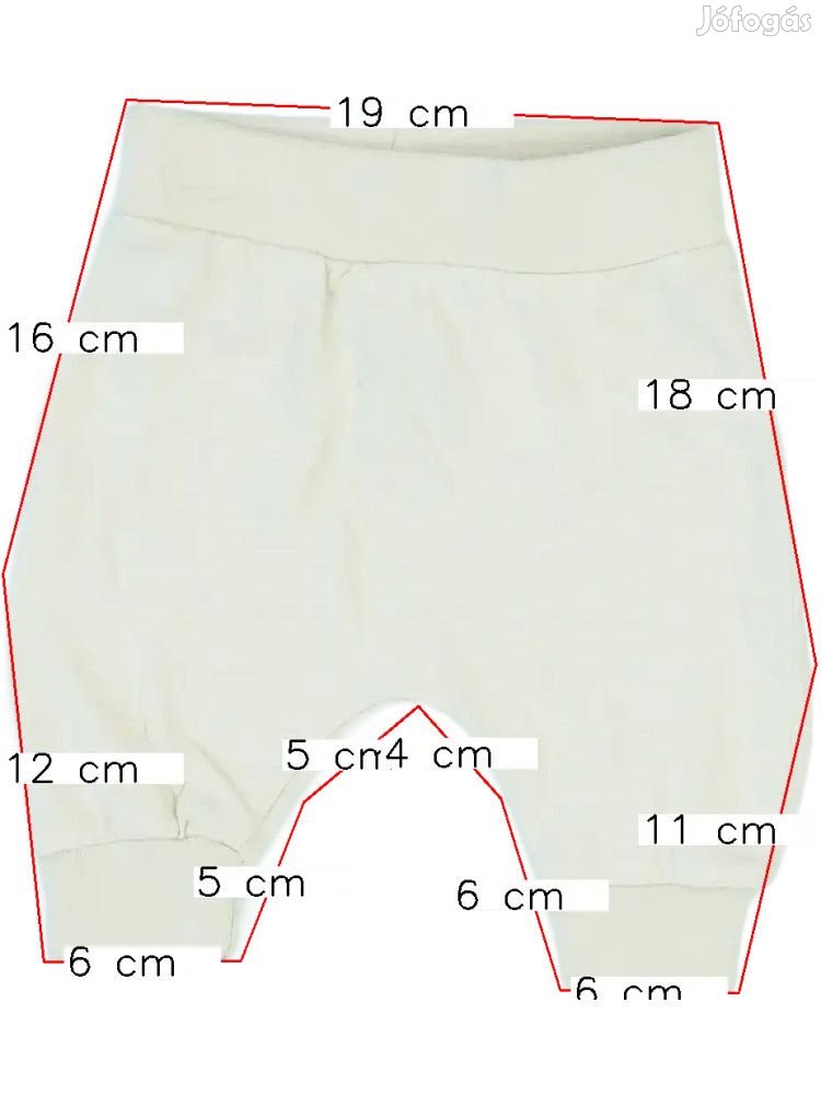DopoDopo Új (címkés) Fiú Baby nadrág (Méret: 56)