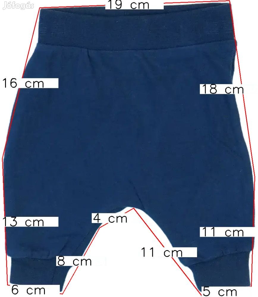 DopoDopo Új (címkés) Fiú Baby nadrág (Méret: 56)