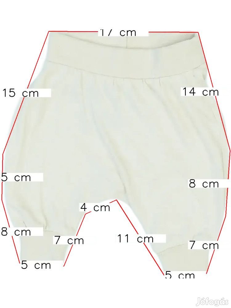 DopoDopo Új (címkés) Fiú Baby nadrág (Méret: 56)