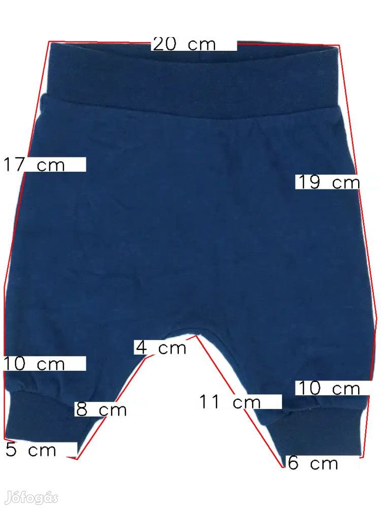 DopoDopo Új (címkés) Fiú Baby nadrág (Méret: 56)