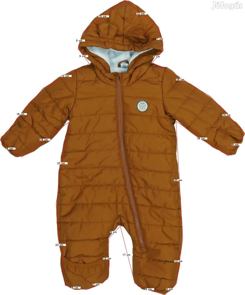 DopoDopo Új (címkés) Fiú Baby overál (Méret: 62)