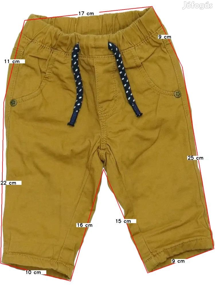 DopoDopo Új (címkés) Fiú Bélelt és Thermo nadrág (Méret: 68)
