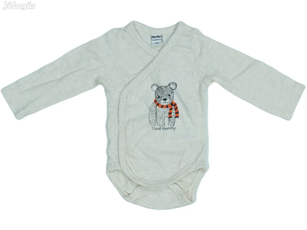 DopoDopo Új (címkés) Fiú Hosszú ujjú body (Méret: 56)