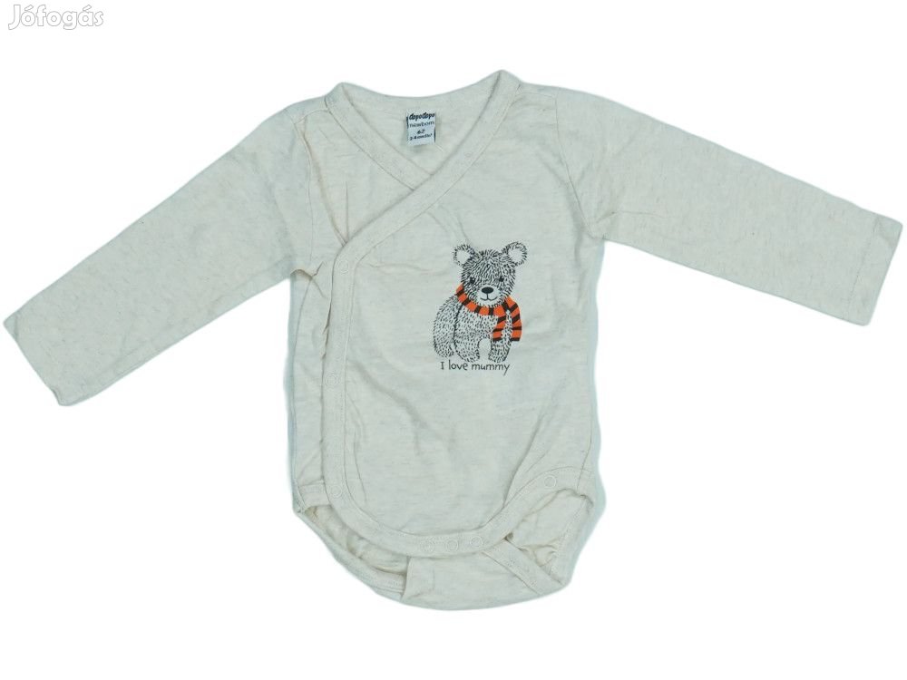 DopoDopo Új (címkés) Fiú Hosszú ujjú body (Méret: 62)