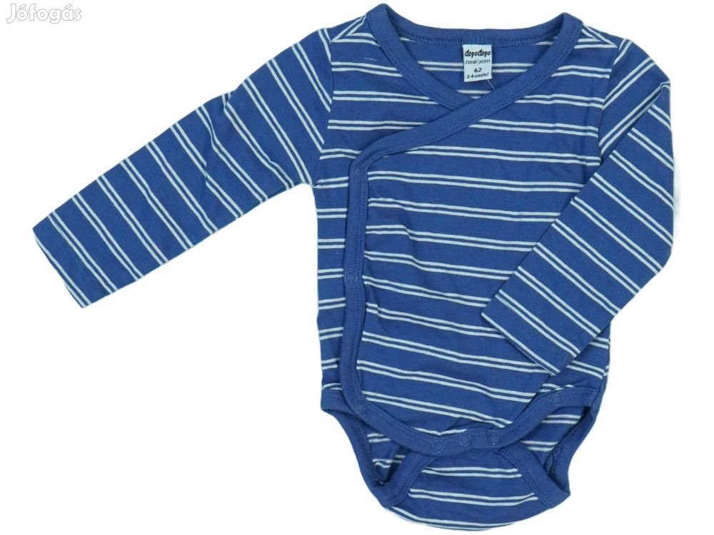 DopoDopo Új (címkés) Fiú Hosszú ujjú body (Méret: 62)