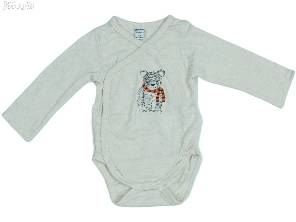 DopoDopo Új (címkés) Fiú Hosszú ujjú body (Méret: 68)