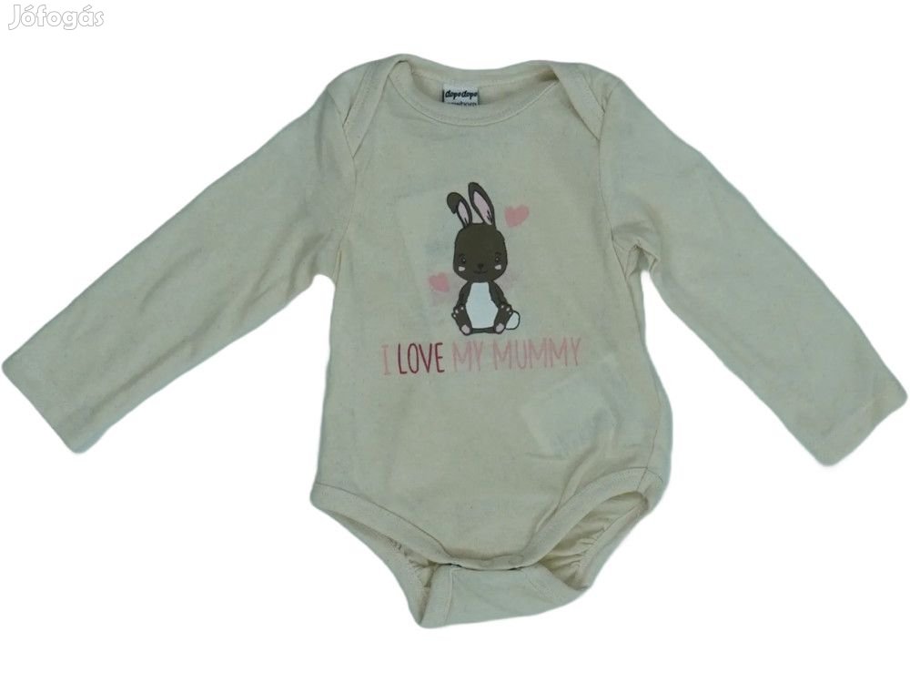 DopoDopo Új (címkés) Lány Hosszú ujjú body (Méret: 56)