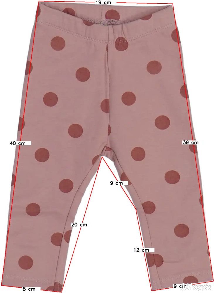 DopoDopo Új (címkés) Lány Leggings (Méret: 74)