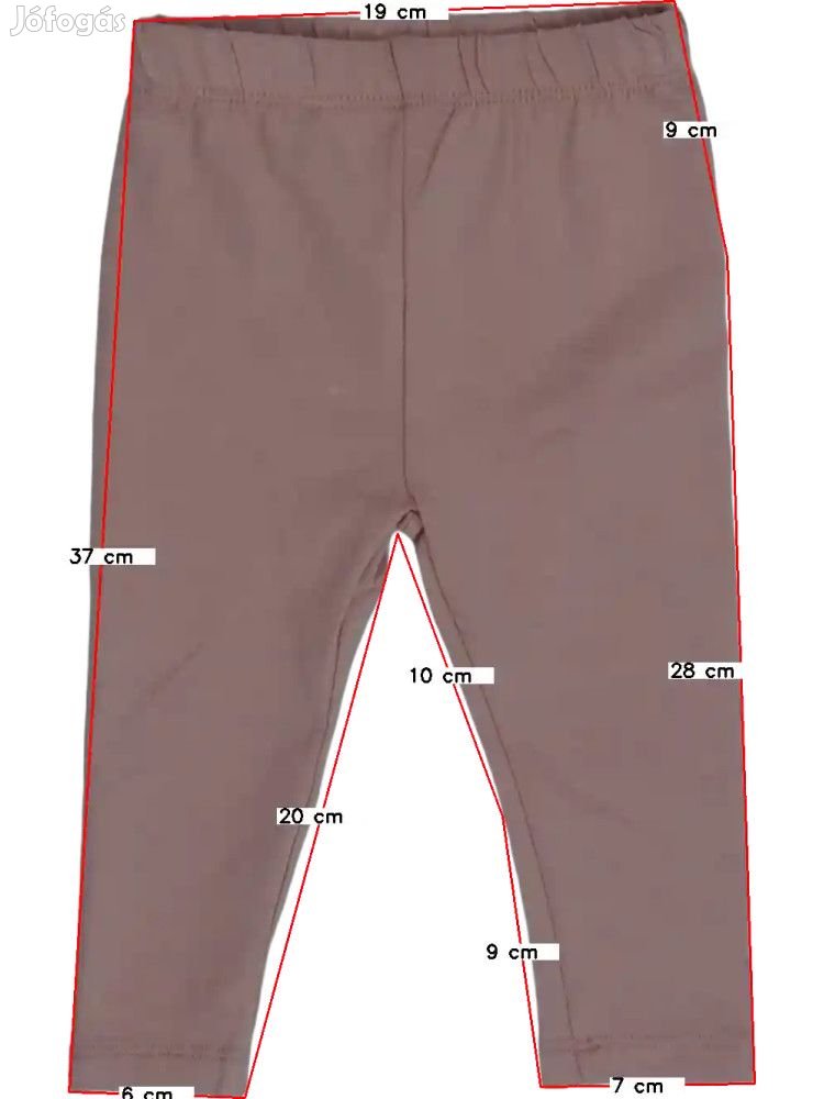 DopoDopo Új (címkés) Lány Leggings (Méret: 92)