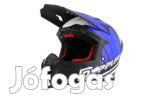 Doppler motocross sisak fekete / fehér / kék M