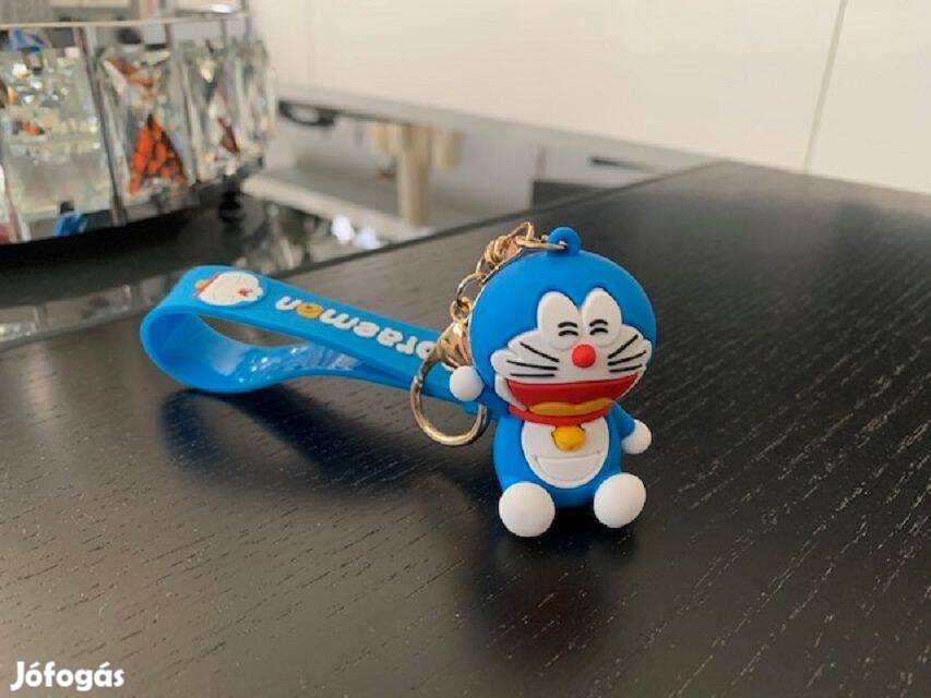 Doraemon&Gucci jellegű kollekció kék kulcstartó dísz új