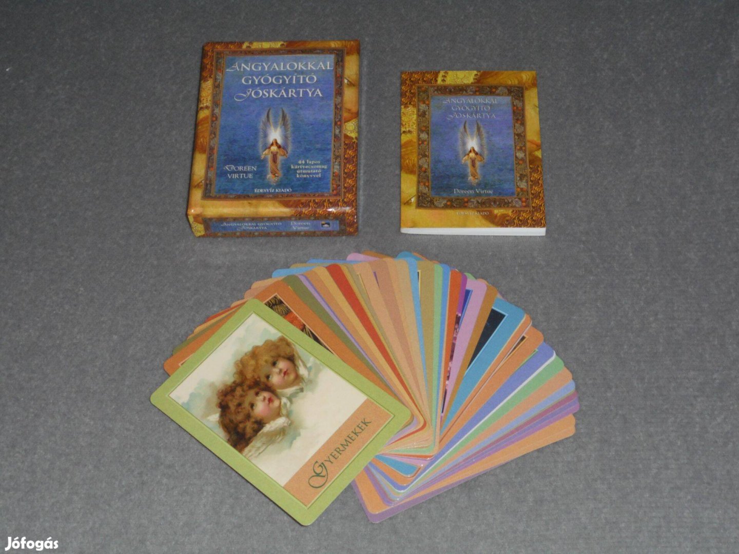 Doreen Virtue - Angyalokkal gyógyító jóskártya - 44 lapos