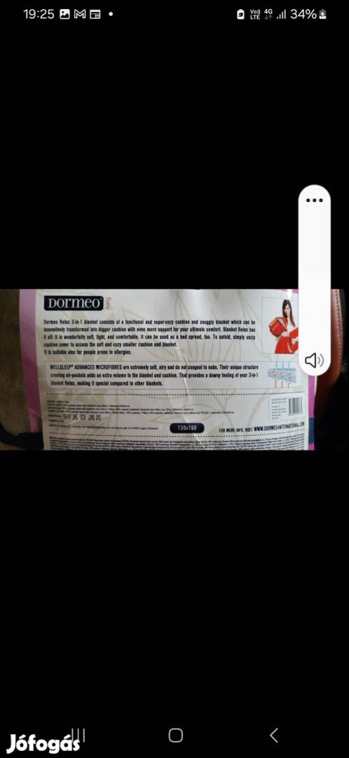 Dormeo puha párna és takaró