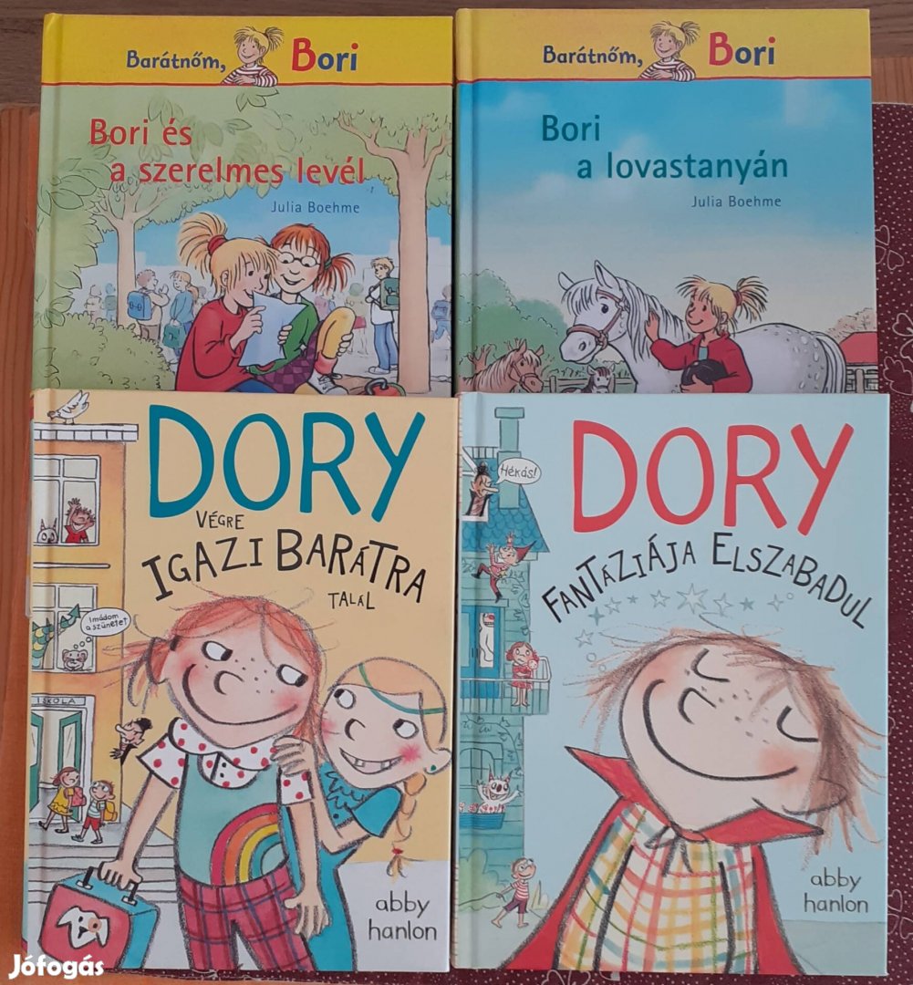 Dory és Bori könyvek