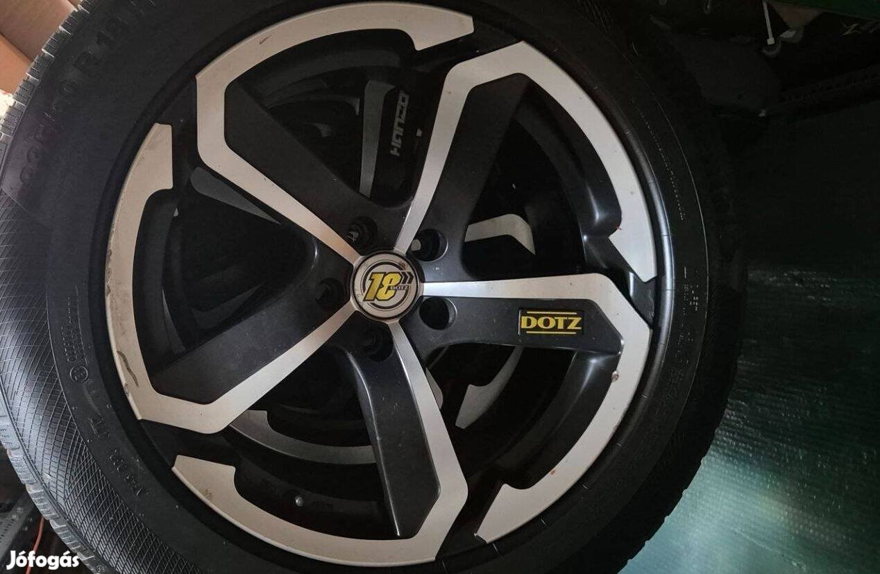 Dotz Hanzo 18"-os alufelni garnitúra Conti Wintercntact 850P 235/60R18