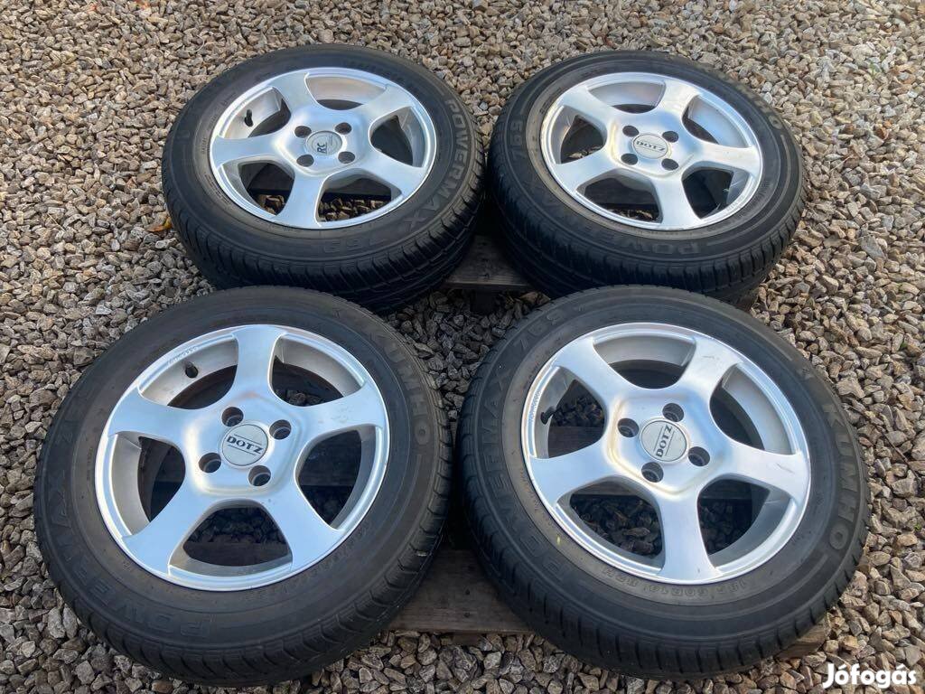 Dotz alufelni 4x100 Kumho 185/60 R14 gumikkal