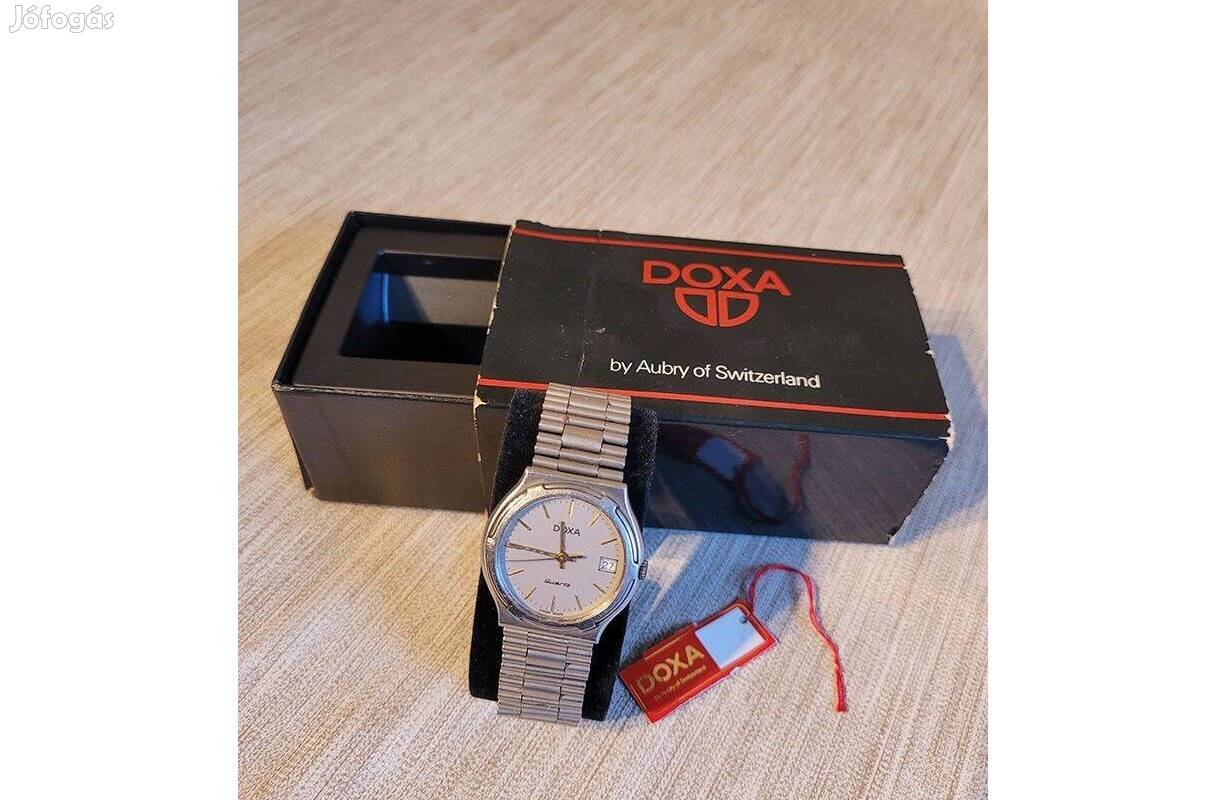 Doxa quartz férfi fém szíjas karóra