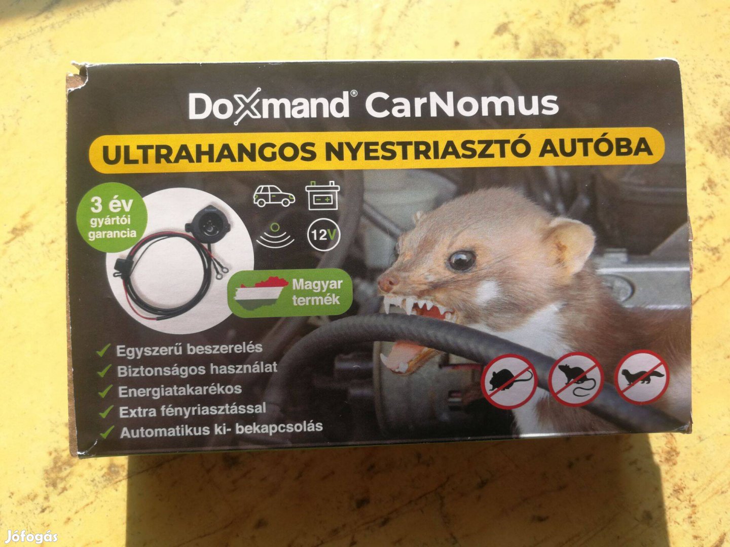 Doxmand Ultrahangos Nyestriasztó Gépkocsiba, Eladó!!