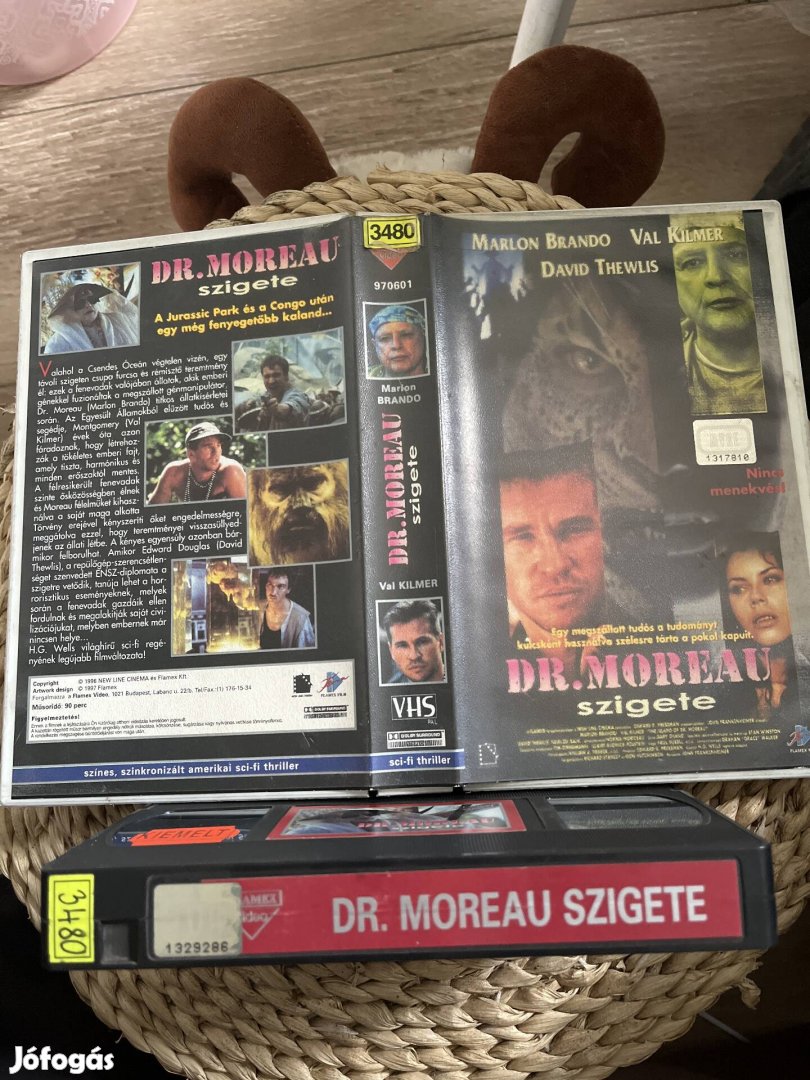 Dr Moreau szigete vhs 