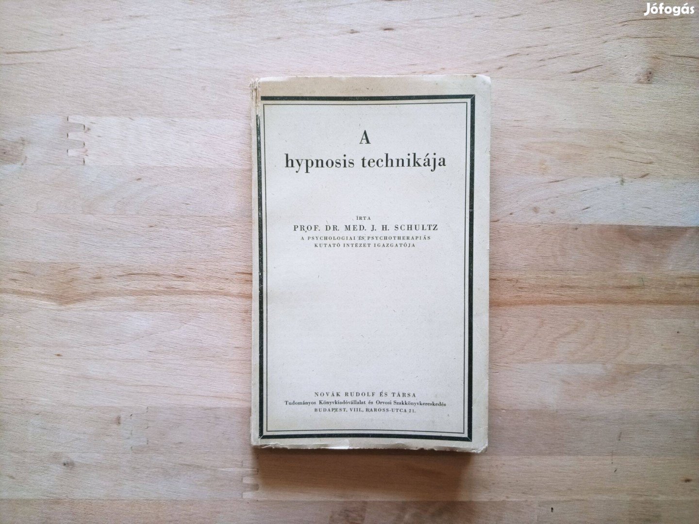 Dr Schultz : A hypnosis technikája