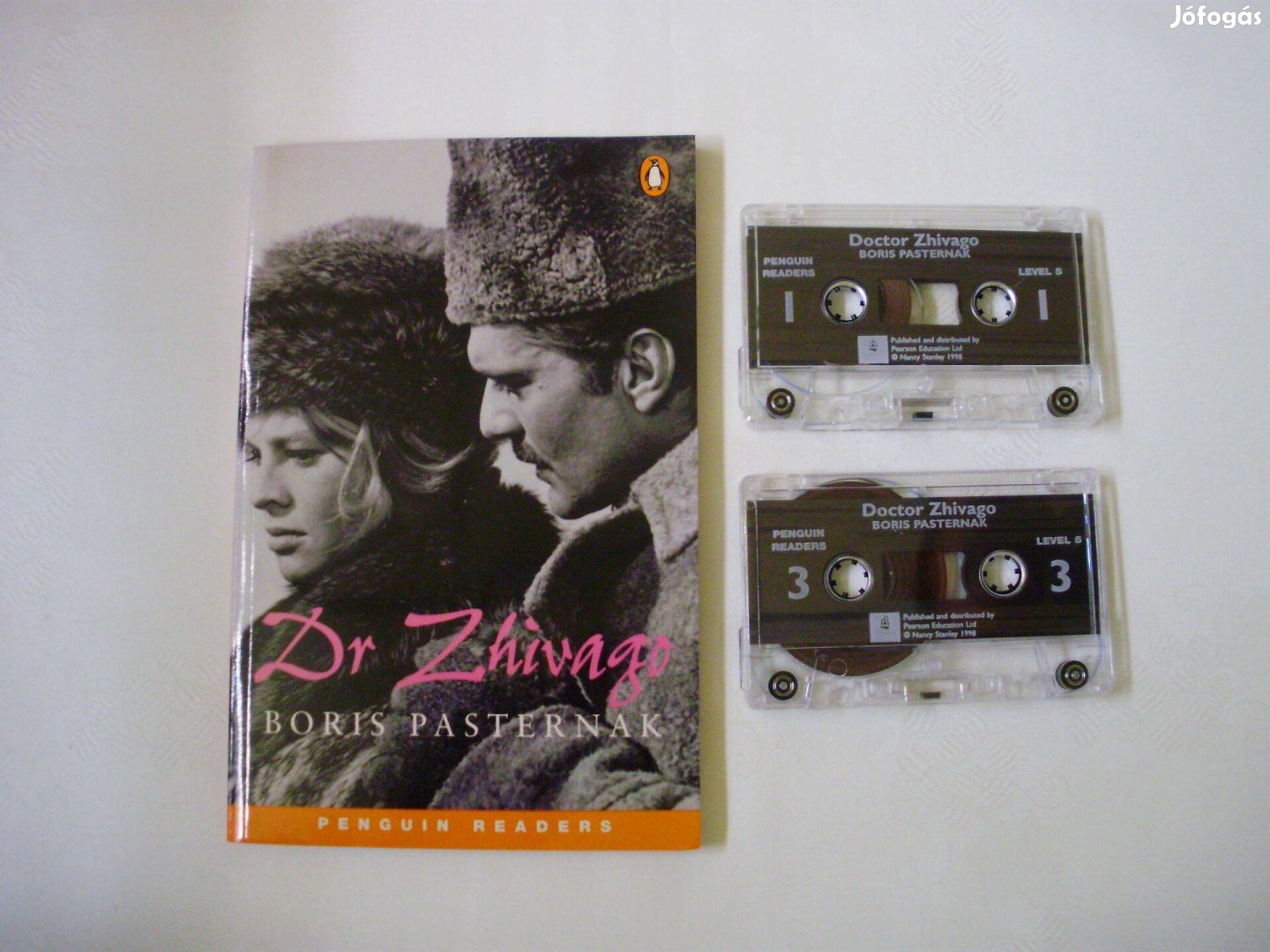 Dr Zhivago Penguin Readers Audiopack Level 5 angol könyv + 2 kazetta
