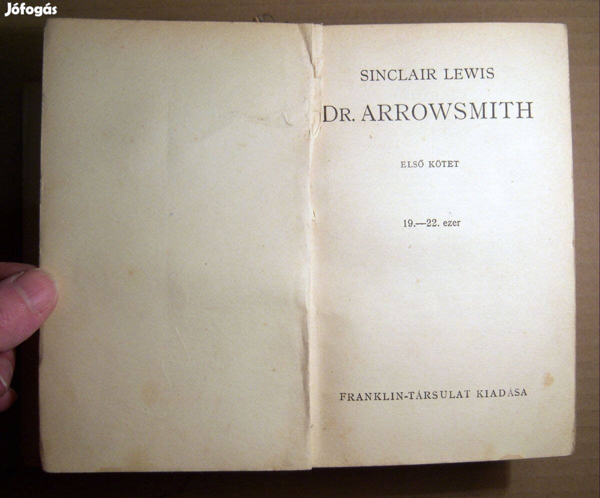 Dr. Arrowsmith I-II. (Sinclair Lewis) 1941 (szétesik) 10kép+tartalom