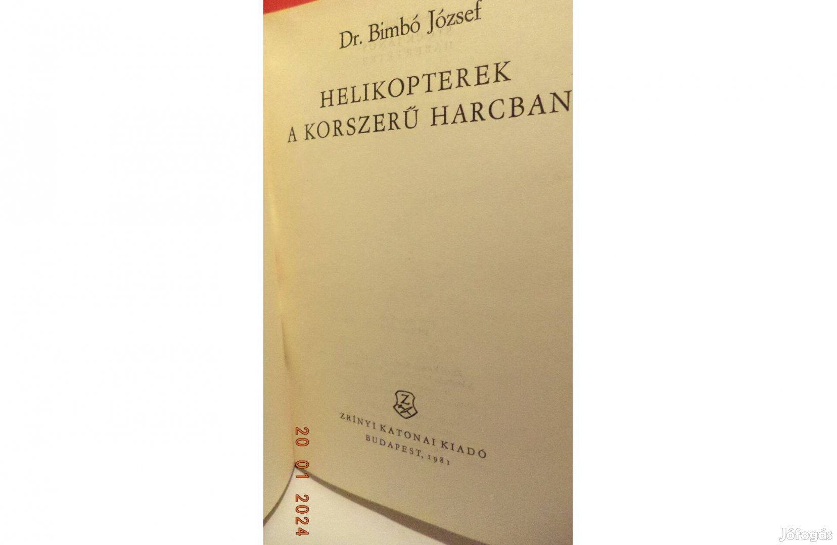 Dr. Bimbó József: Helikopterek a korszerű harcban