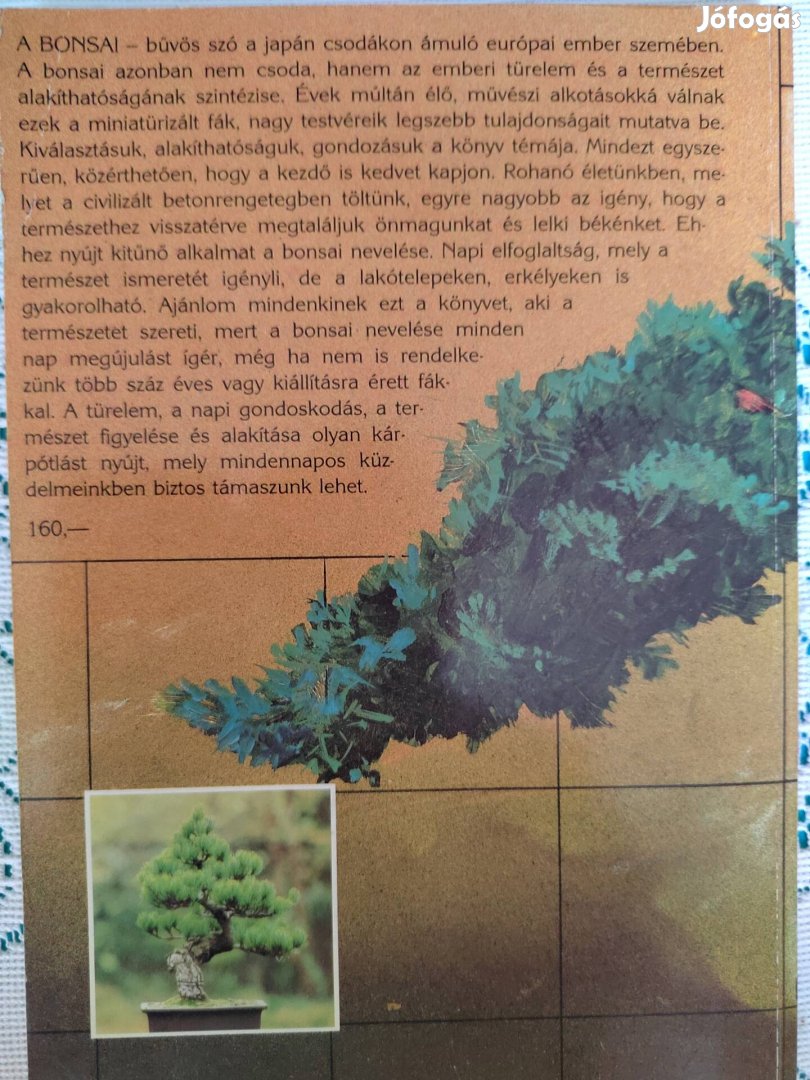 Dr. Csaba János: Bonsai c. könyv mi