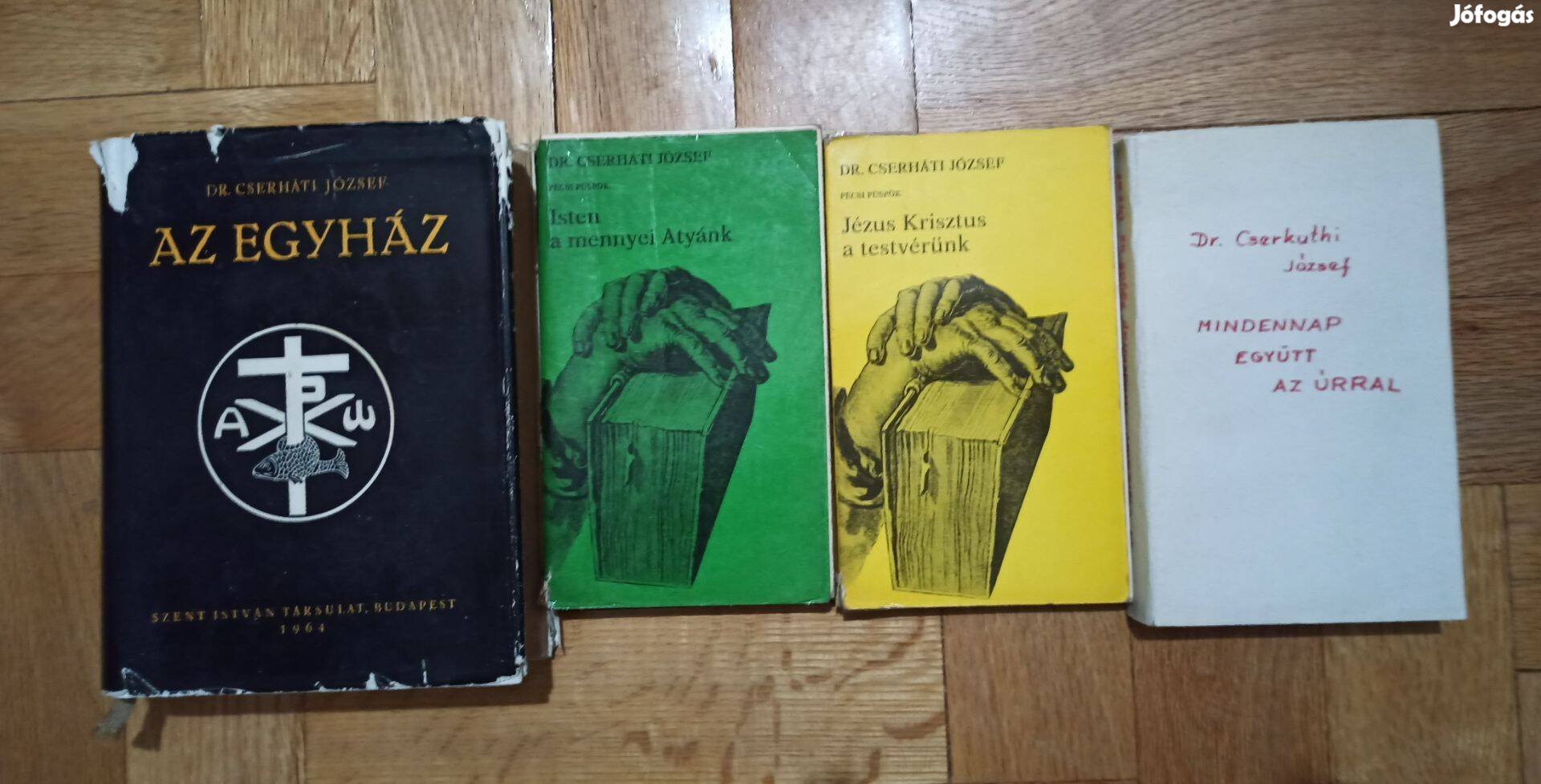Dr. Cserháti József könyvcsomag 4 db könyv