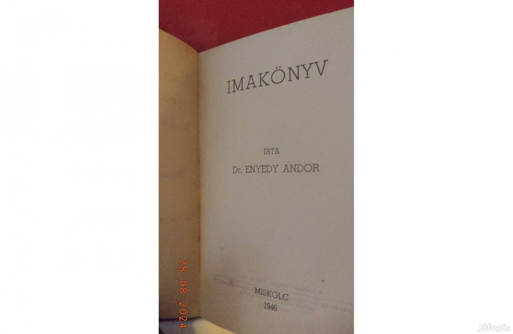 Dr. Enyedy Andor: Imakönyv