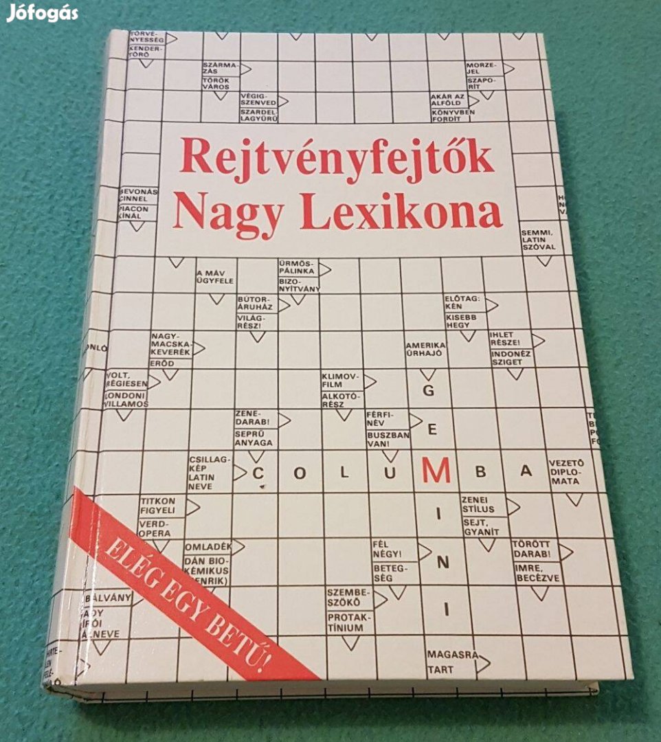 Dr. Garami László - Rejtvényfejtők Nagy Lexikona 1. kötet