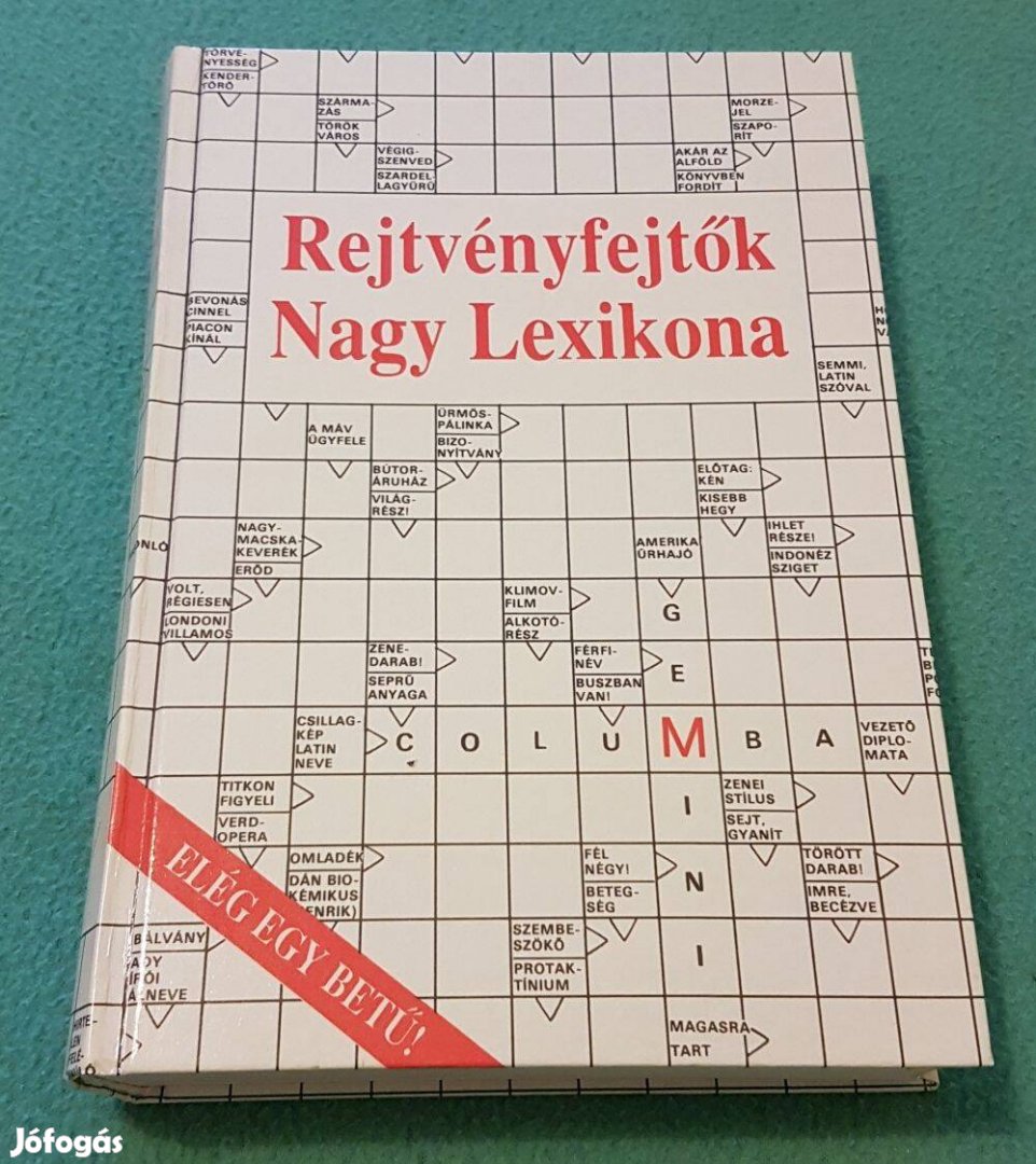 Dr. Garami László - Rejtvényfejtők Nagy Lexikona 1. kötet