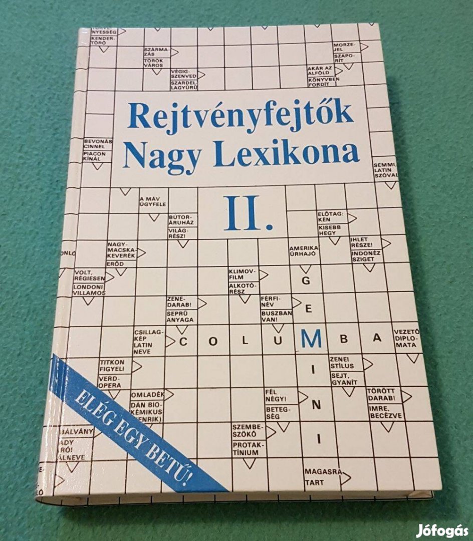 Dr. Garami László - Rejtvényfejtők Nagy Lexikona 2. kötet