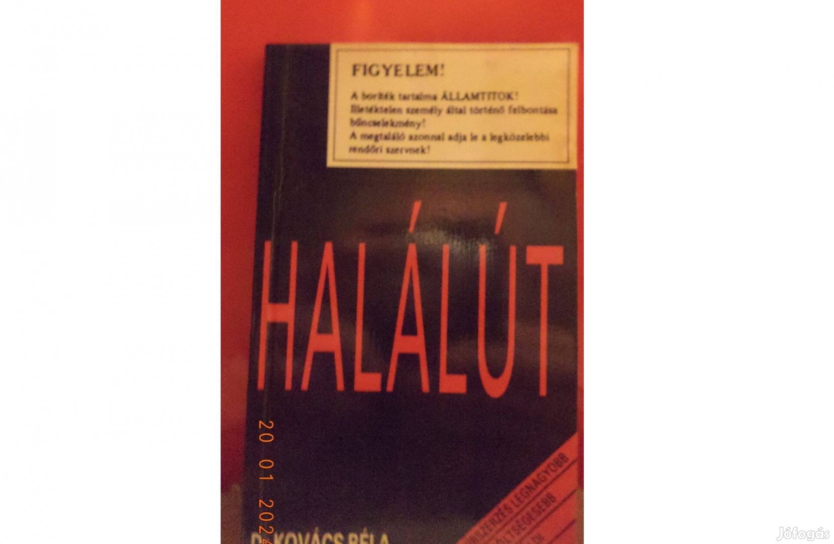 Dr. Kovács Béla: Halálút