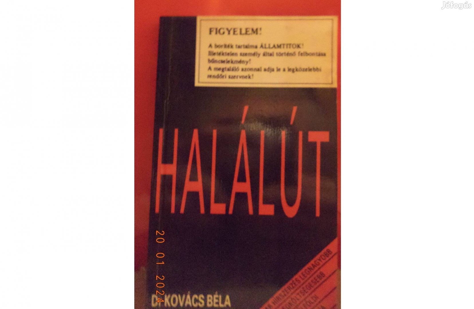 Dr. Kovács Béla: Halálút