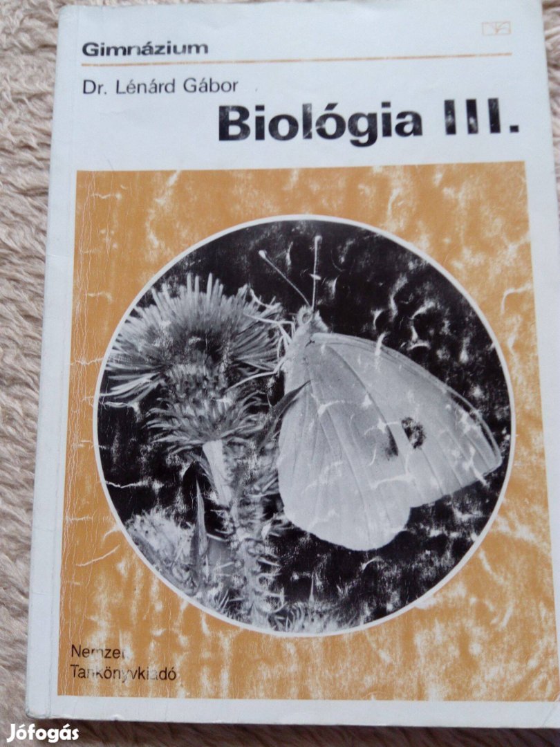 Dr. Lénárd Gábor: Biológia III. tankönyv eladó!