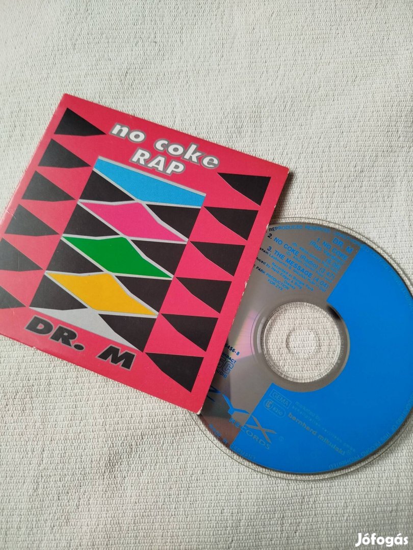 Dr. M - No coke rap maxi cd