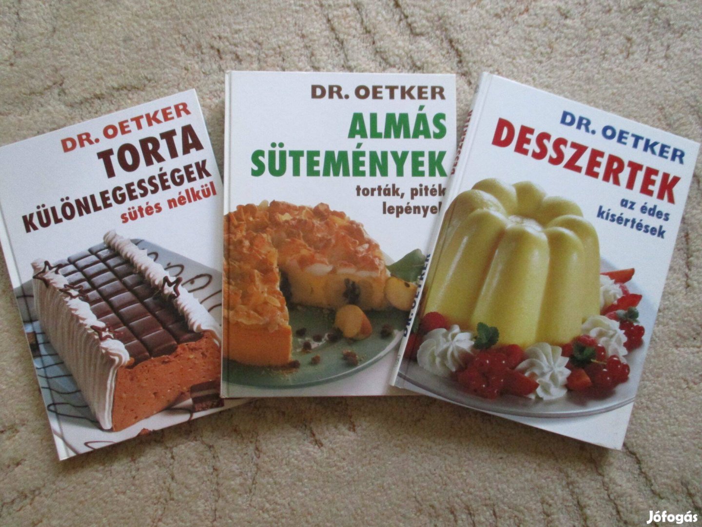 Dr. Oetker könyv 3 db