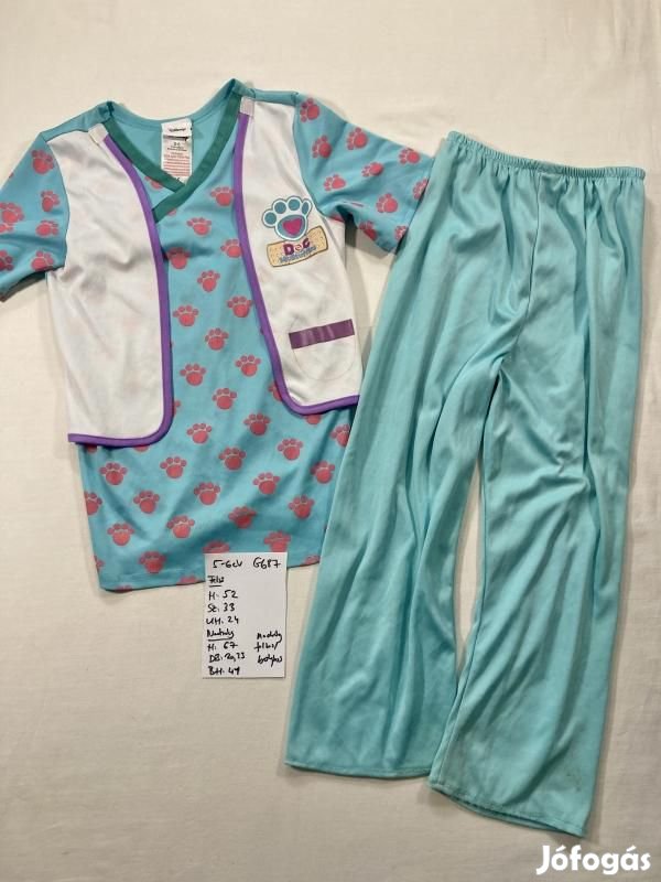 Dr. Plüssi jelmez, doktor jelmez, orvos jelmez G687