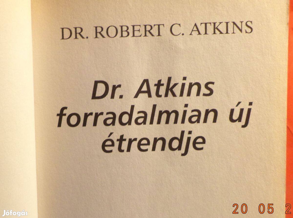 Dr. Robert C. Atkins 2 db könyve