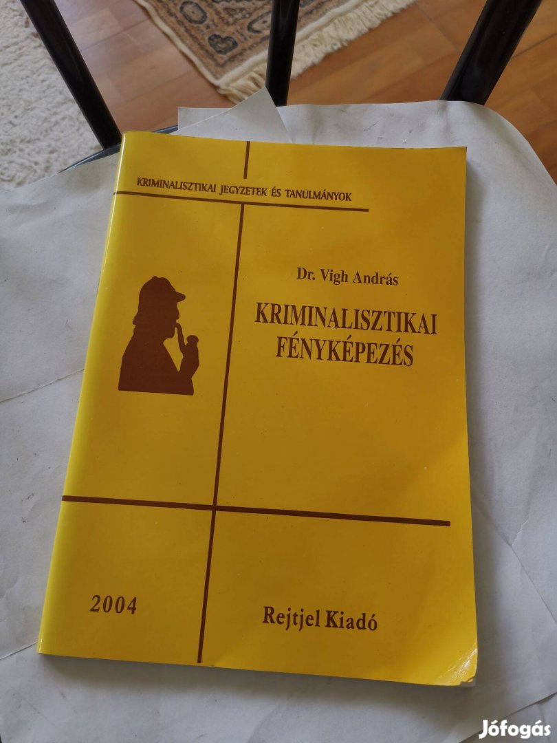 Dr. Vigh András - Kriminalisztikai fényképezés - kriminológia - ritka