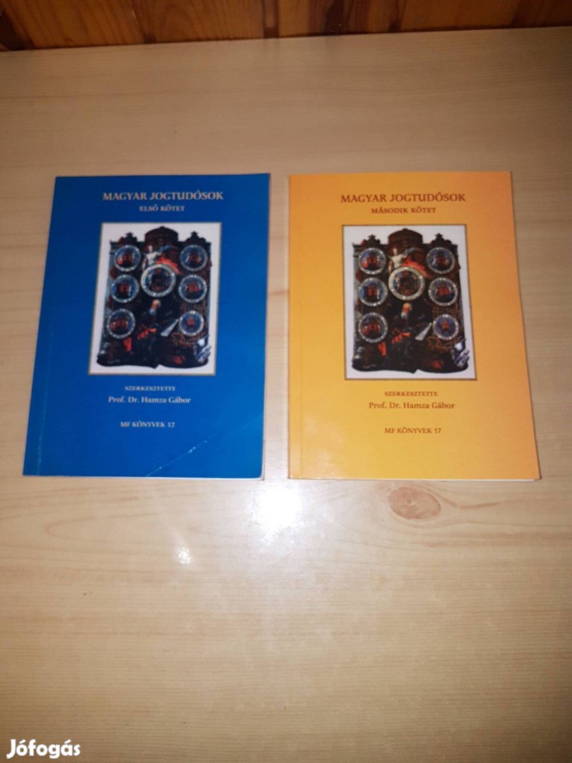 Dr. szerk. Hamza Gábor - Magyar jogtudósok I.-II. kötet
