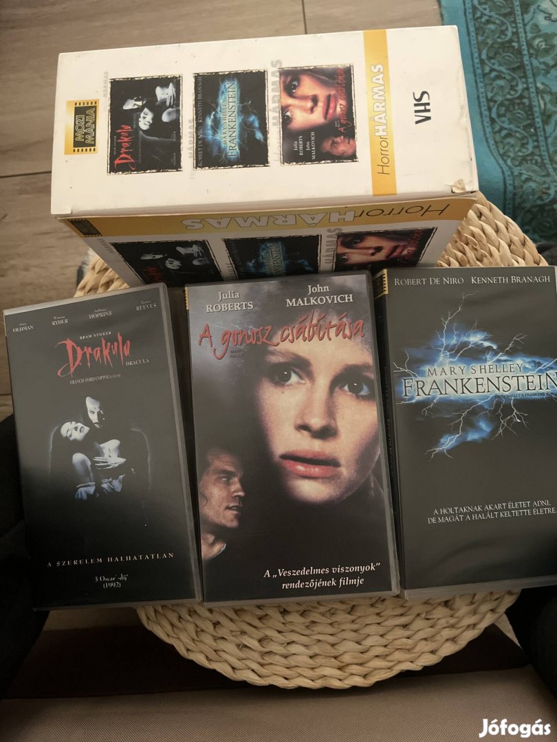 Dracula,frankeinstein,gonosz csábitása pakk vhs film