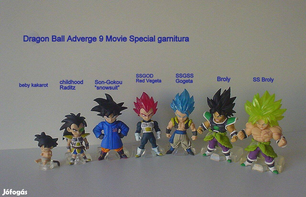 Dragon Ball Adverge9 komplett figura garnitura