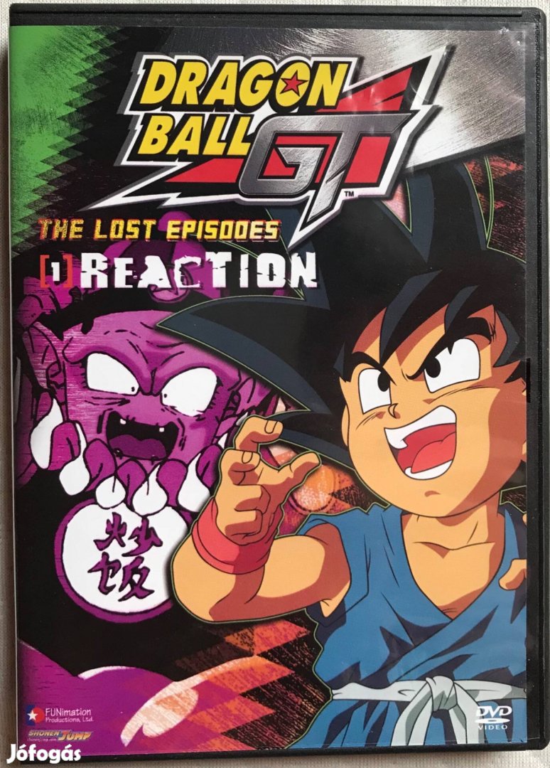 Dragon Ball GT - The Lost Episodes Reaction Vol. 1 DVD - angol, japán