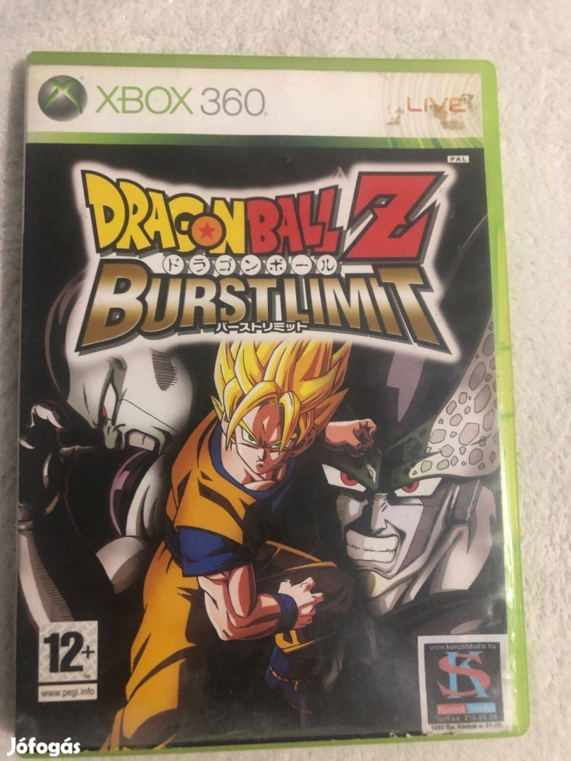 Dragon Ball Z Burst Limit Burstlimit Xbox 360 játék