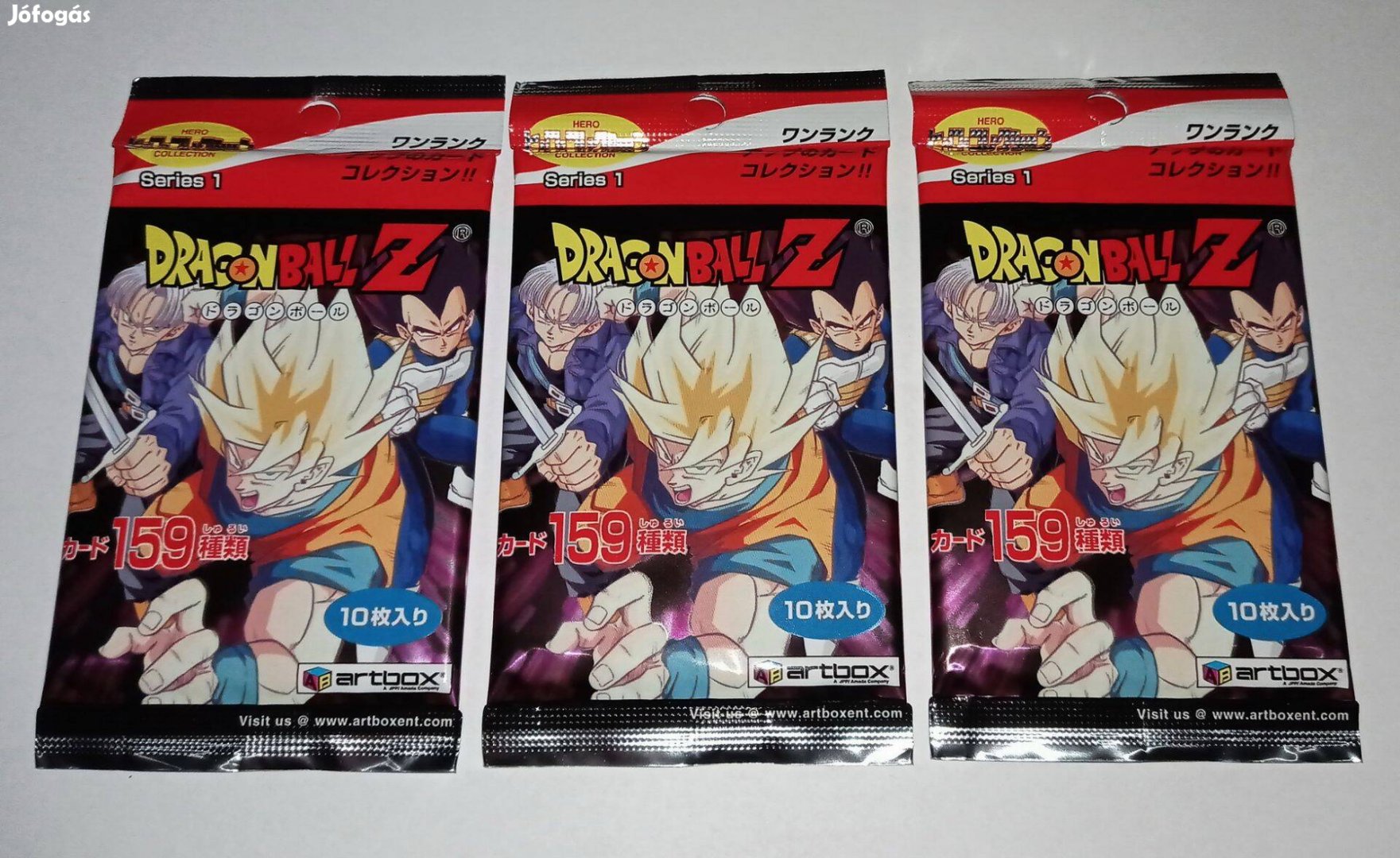 Dragon Ball Z Hero Collection Series 1 bontatlan kártya csomagok